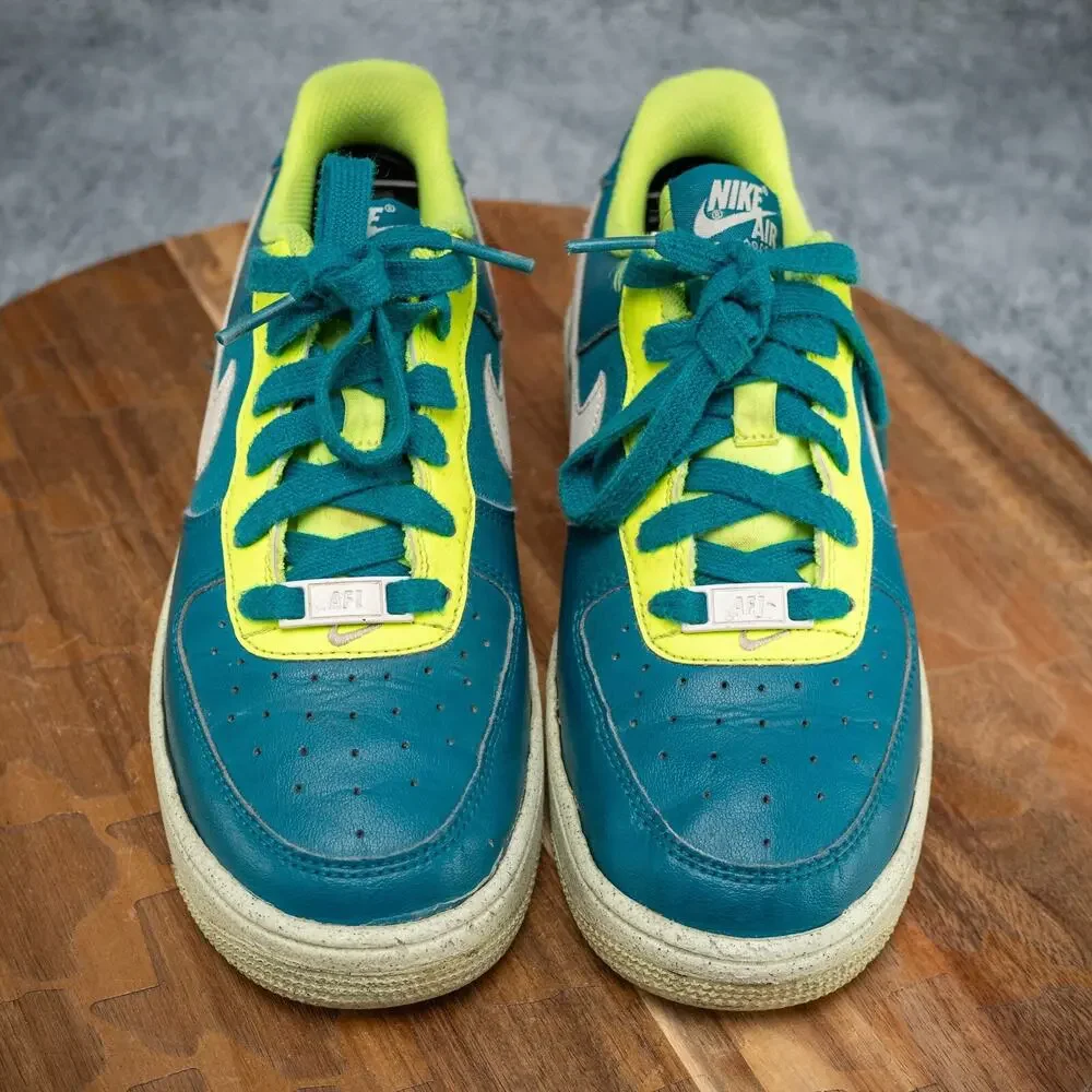 Nike Air Force 1 Low Crater Bright Spruce DM1086-300 Sneakers Size 4.5Y /Women 6